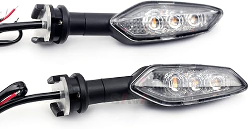 Luz de señal de giro LED para FZ 16 250 FZS 150 FZ1 FZ8 Tenere 700 XSR Tracer 900/GT Accesorios de motocicleta Indicador intermitente (transparente)