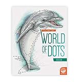 MindWare Extreme Dot to Dot World of Dots: Oceans – Extreme connect-the-dot activity & coloring book for older kids, teens & adults – 24 beautiful puzzles – Fun, challenging workbook for boys & girls