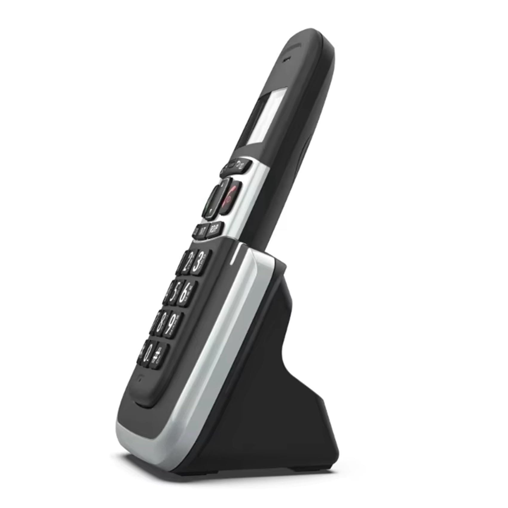 2X Telefono Fisso Vivavoce con Display del Chiamante, Memoria Wireless per Casa, Ufficio, Scuola, Ufficio Commerciale, Spina UE