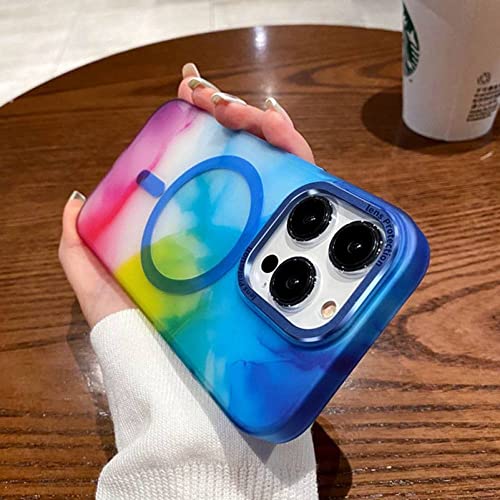 Coque de téléphone de charge magnétique iPhone 14 Promax silicone anti-rayures couleur
