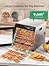 FOHERE Food Dehydrator for Jerky 1000W, 10 Trays With Large 9.04ft² Drying Space,176°F Temperature Control, Digital Adjustable Timer, Light, Dryer Machine for Dog Treats,Herbs, Meat, Fruit, and Yogurt