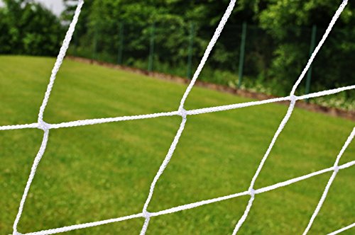 Rete per Porte da Calcio 4 x 2 m- Diametro 2mm - Bianca - Solo Rete da Calcio