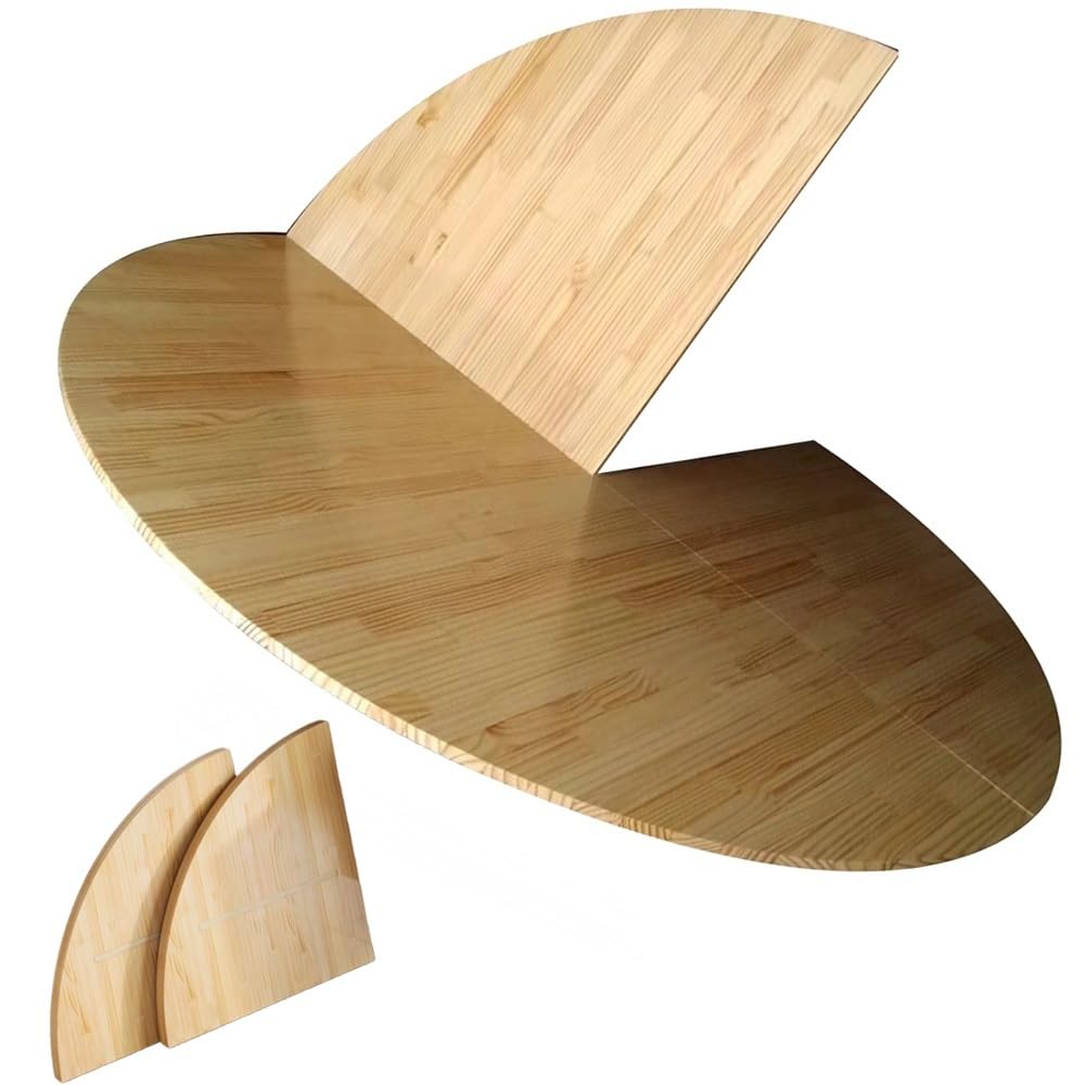Table ronde repas de famille plateau bois temporaire pour intérieur extérieur