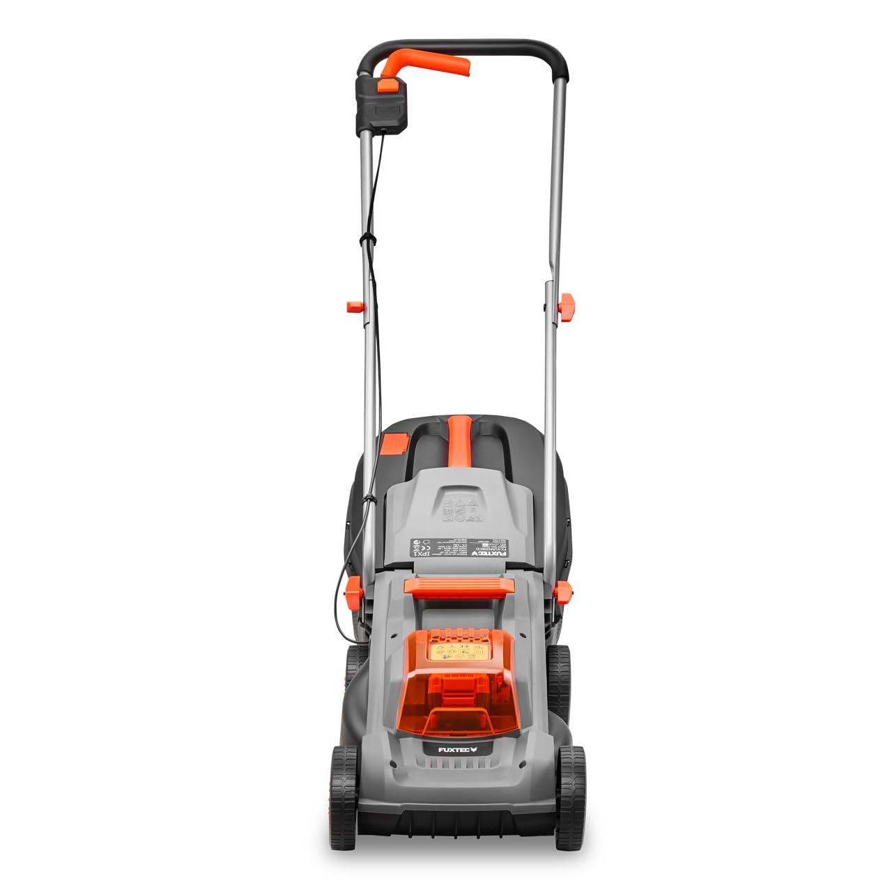 FUXTEC 20V Akku-Rasenmäher FX-E1RM20ECO, leichtgewichtiger Gartenmäher für kleine Flächen bis 200 m², 30 L Fangbox, Schnittbreite 30 cm, ohne Akku
