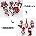 YEIBOBO ! 5-in-1 Combiners Transformation Robot Action Figure Toy - Diecast Transformation Toys (Fire Truck)