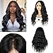 Qunali Body Wave Lace Front Wigs Human Hair 13x4 HD Lace Front Wigs Human Hair 180% Density Wigs For Women Lace Frontal Glueless Wigs Human Hair Pre Plucked With Baby Hair 18inch