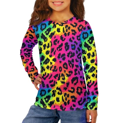 Image of Uourmeti Teens Girls Long Sleeve T Shirts Fall Outfits Boys Active Sportswear Running Tops