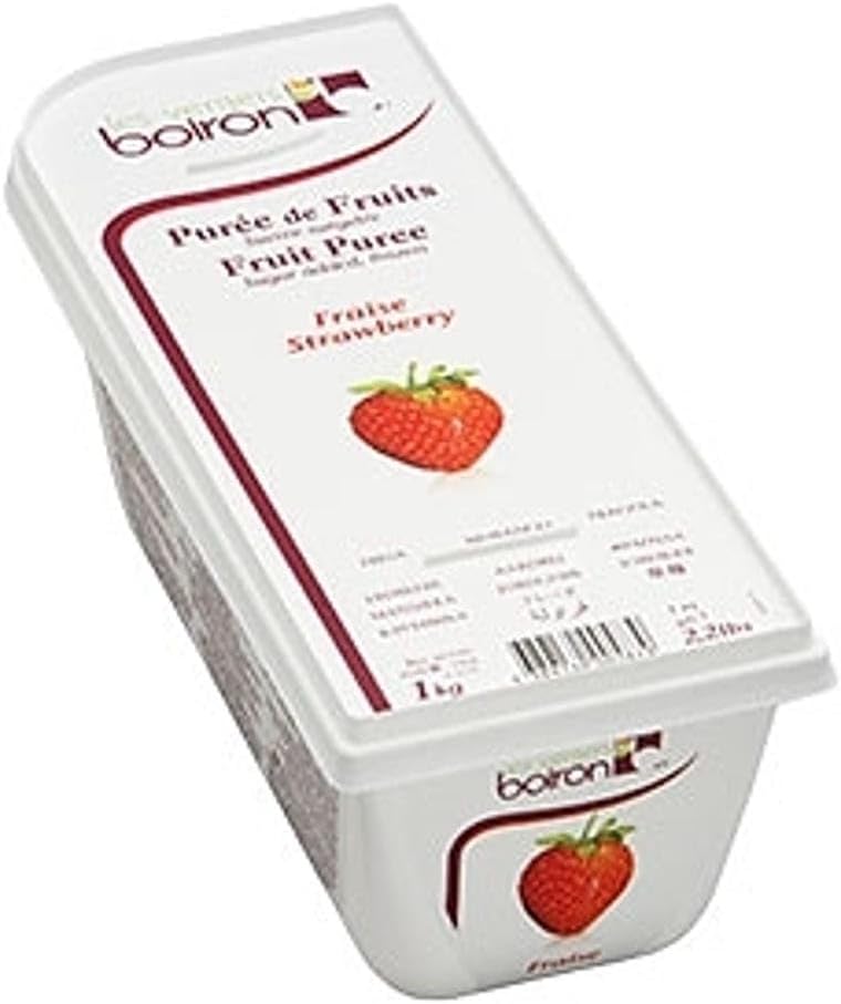 Strawberry Puree - Frozen - 85% Fruit - 2.2Lbs - Kosher