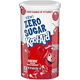 Kool-Aid Zero Sugar Jammers Cherry Flavored Drink Mix (0.88 oz Canister)