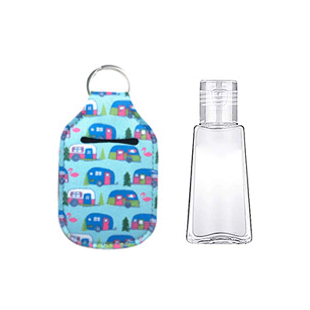 30ml Lotion Keychain Carriers Soap Liquids Refillable
