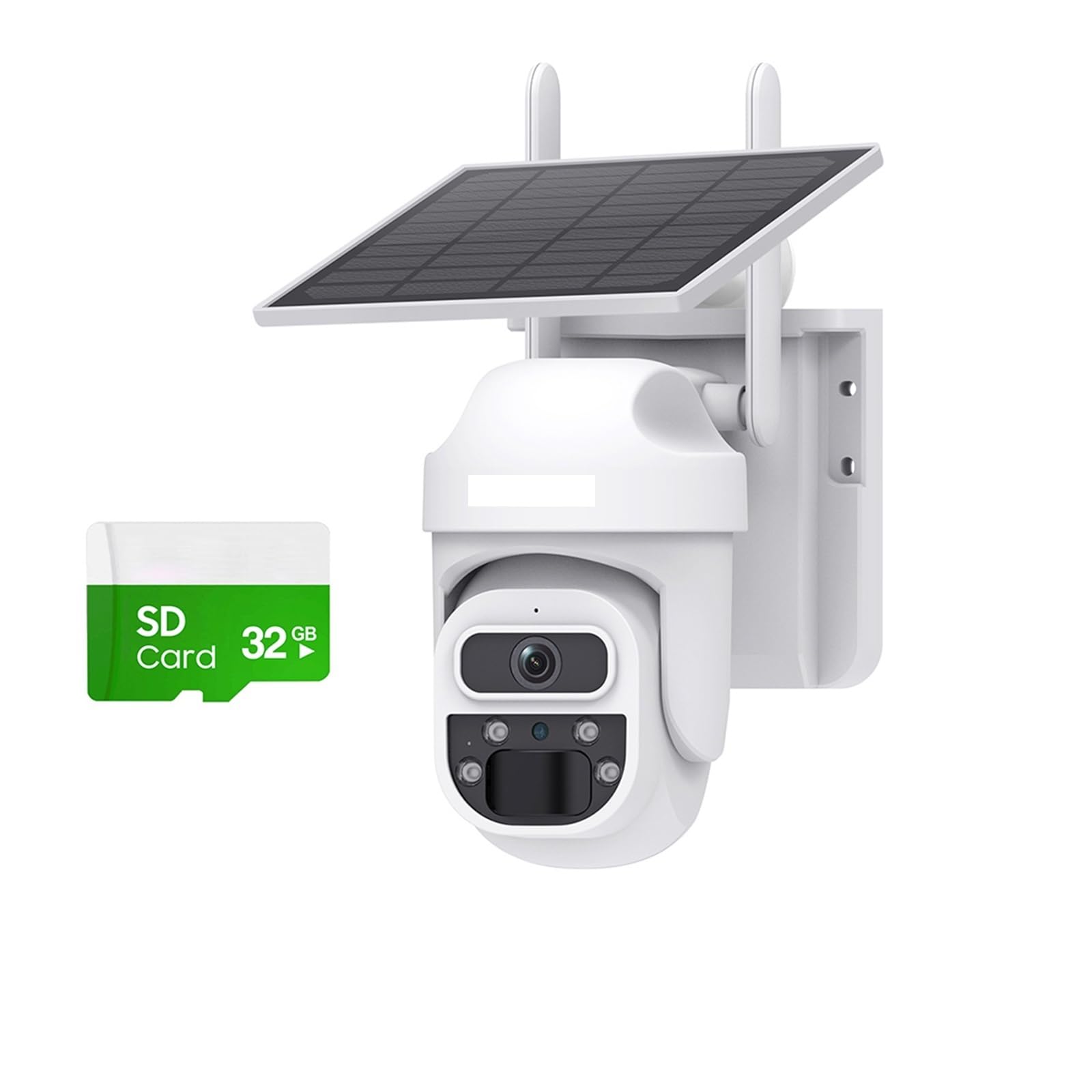 OSHPMBDLYFJ 12MP 6K 15X Zoom Solar Camera 4G Dual Screen Outdoor Three Lens 7800mAh Battery Camera PIR Detection Auto Tracking CCTV(Black)