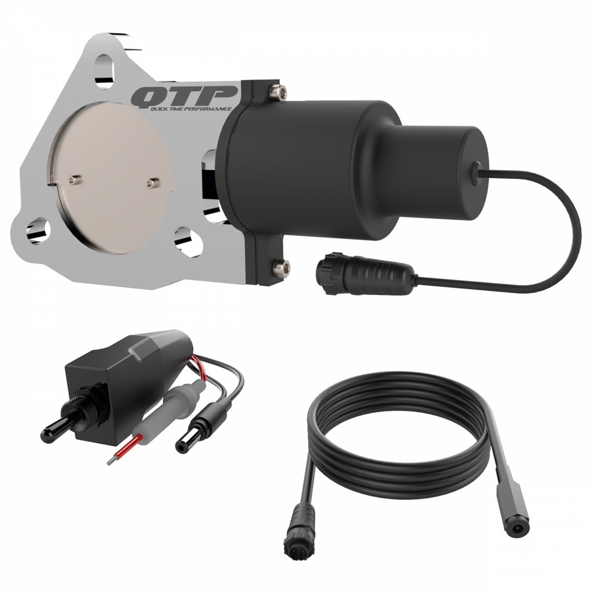 Amazon.com: QTP -3in Bolt-On QTEC Electric Cutout Valve for