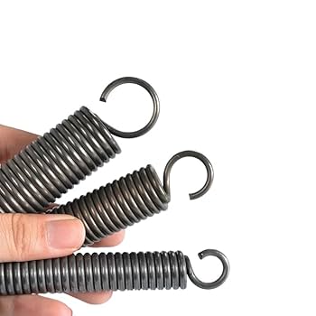 2 Pezzi Durevole Estensione Molla Acciaio, Molla A Trazione Con Doppio Gancio - 1x6x30 Mm, Filo Diametro 1 Mm, OD 6 Mm, Libero Lunghezza 30 Mm