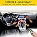 BANVIE ① Passive keyless Entry Car Alarm System + ② Remote Engine Starter + ③ Push to Start Iginition Button (with Siren)
