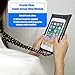 Tainada Phone Wristlet Purse 2 in 1 Pouch w/Clear View Window Touch Screen & Detachable Neck Strap Lanyard, Wristlet Strap for iPhone 15/14 Pro Max, 15/14 Plus; Samsung S24+ (Cats Pattern Turquoise)