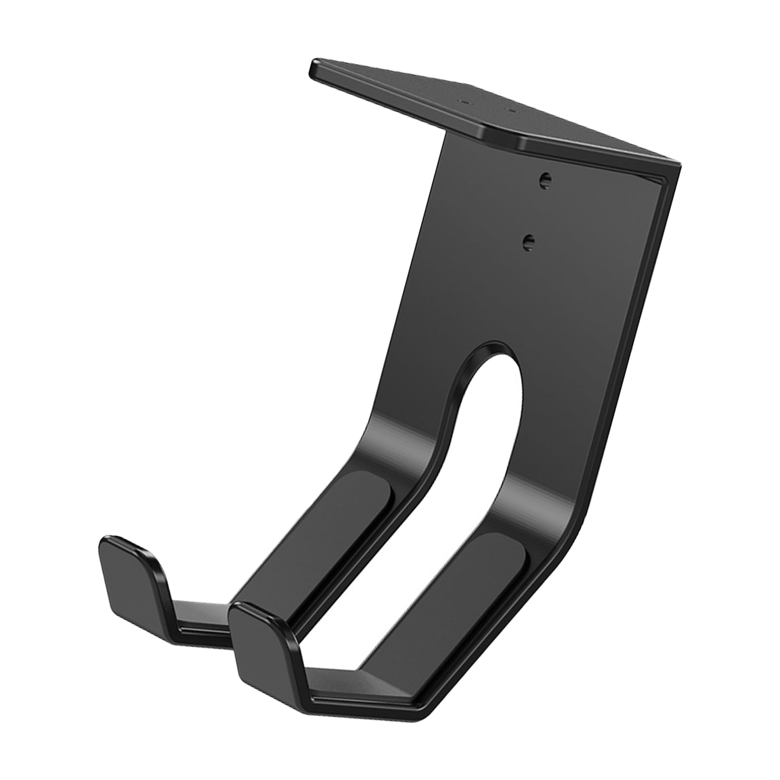 Jazuaiao Black Abs Under Desk Hook Efficient Space Organizers Under Desk Gaming Device Mount Simple Installs For Game P5 Controllers Consoles Holder