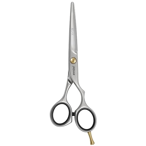 Jaguar Shears Pre Style Relax 60 pulgadas Offset Design profesional de acero ergonómico corte y corte de pelo tijeras para estilistas esteticistas y