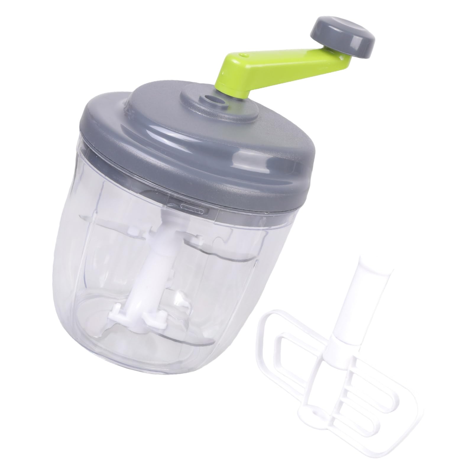 TEMOOUES Efficient Hand Operated Vegetable Cutter Large Capacity Food Processor Practical Kitchen Gadget for Busy Households Manual Vegetable Choppers
