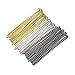 Beading Station 300-Piece Mix Head Pins for Jewelry Making, 1.5-Inch/35mm, Silver/Gold/Black
