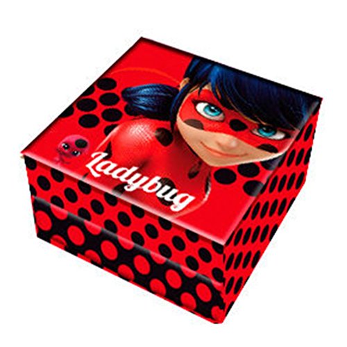 Lady Bug Miraculous-0 Joyero Cuadrado Cierre imantado