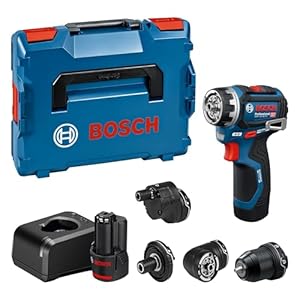 Bosch PRO 12V System Akku-Bohrschrauber GSR12V-32FC (inkl. 2, 0 Ah, GAL 12V-20, GFA 12-M, GFA 12-X, GFA 12-E, GFA 12-W, L-BOXX)