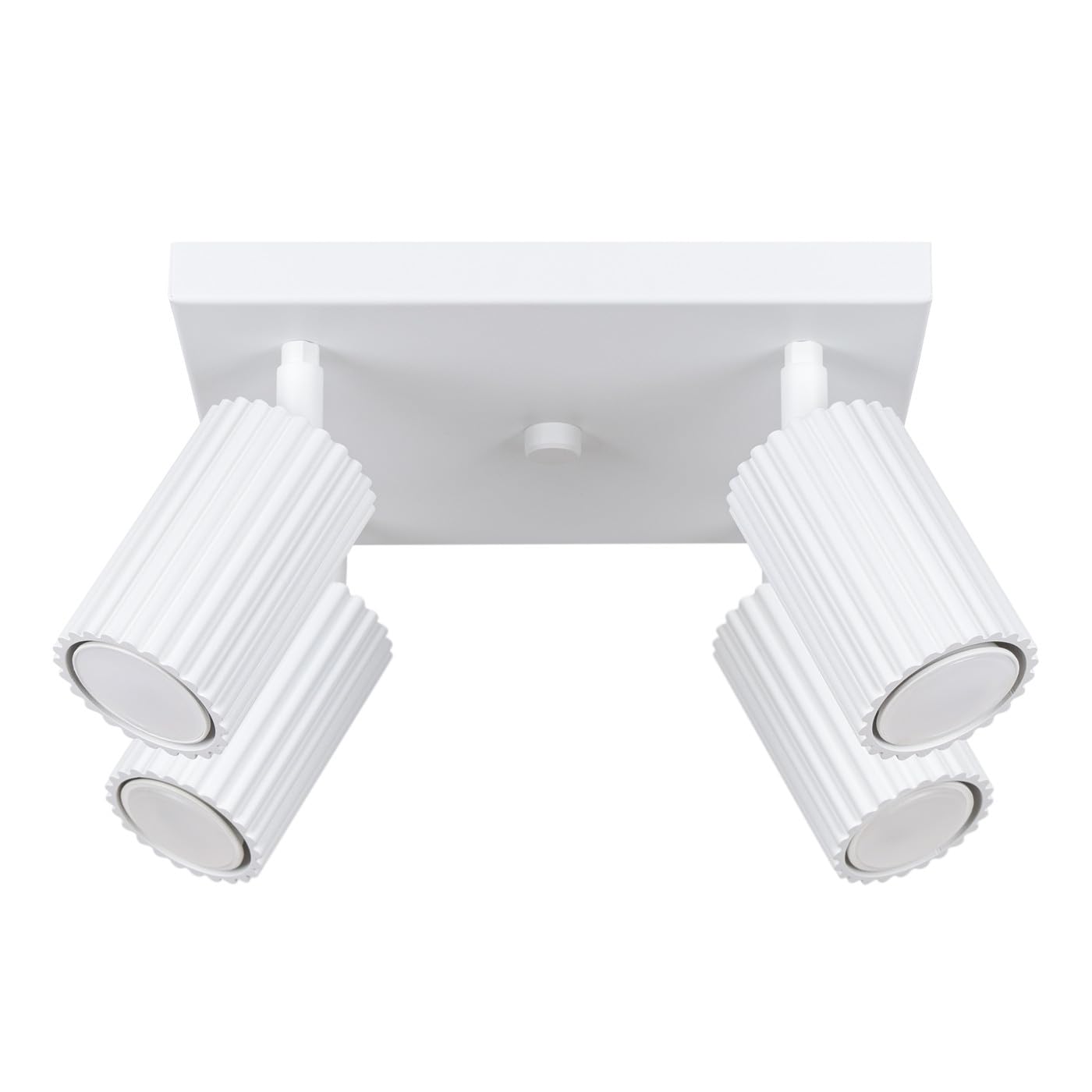 SOLLUX lighting Ceiling lamp KARBON 4 White