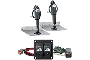 Lenco 12' x 12' Standard Trim Tab Kit w/Double Rocker Switch