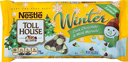 Nestle Toll House Dark Chocolate and Mint Morsels, 10 Ounce