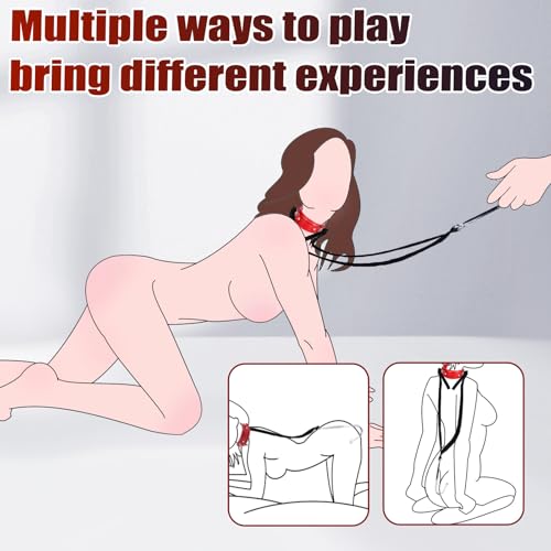 Image of BDSM Anal Hook Sex Bondage Restraint Set with Leather Chain Leash Collar, Stainless Steel Anal Trainer Adult Sex Toys for Women and Men, Adjustable Harness SM Kit for Couple Role Play Fetish Toy