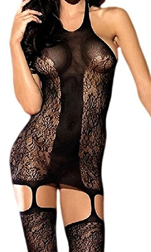 Combinaison sexy femme noir krautwear noir schwarz taille unique