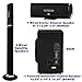 Acoustic Audio AAT1002 Bluetooth Tower 5.1 Home Theater Speaker System with 8