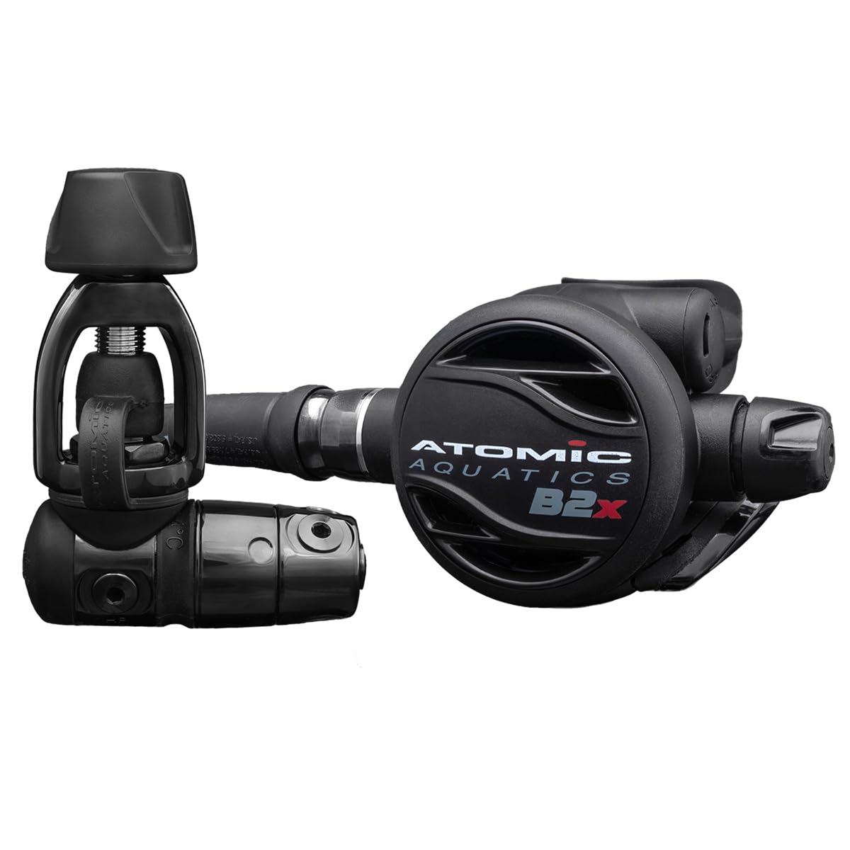 Atomic Aquatics B2X Scuba Diving Regulator | Designed for Durability and Corrosion Resistance | Breath Easily with automated Flow Control | Rotating Swivel for Added Comfort (Yoke Unsealed)