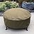 Sunnydaze Heavy-Duty Weather-Resistant Round Fire Pit Cover with Drawstring and Toggle Closure, Khaki PVC, 60 Inch Diameter