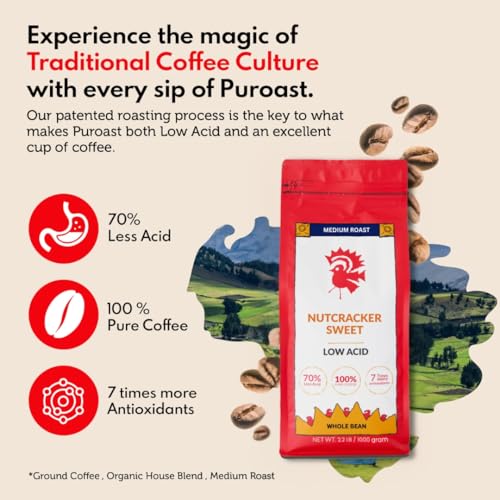 Puroast Coffee Puroast Low Acid Coffee Whole Bean thumb #1
