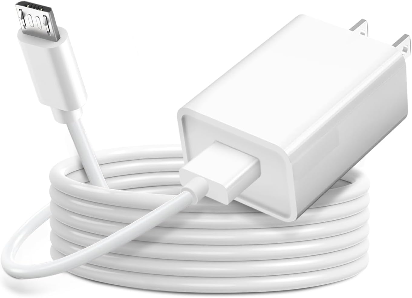 Cable micro USB de 10 pies de largo para cargador Android para controlador PS4 XBXO ONE, cable de carga para Wyze Cam v4/v3/OG/v3 Pro/Pan, YI Cam, SimpliSafe, Blink Mini, Ring Indoor Camera 2ª
