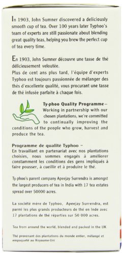 Typhoo 80 Decaf Tea Teabags (Pack Of 6, Total 480 Teabags) #TOP1