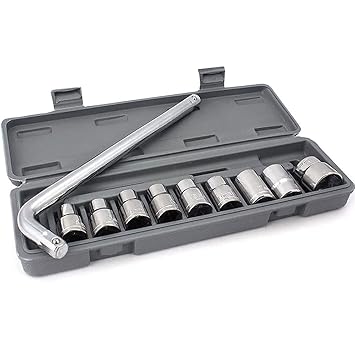 Tool kit and screwdriver socket set combination wrench with 1/4