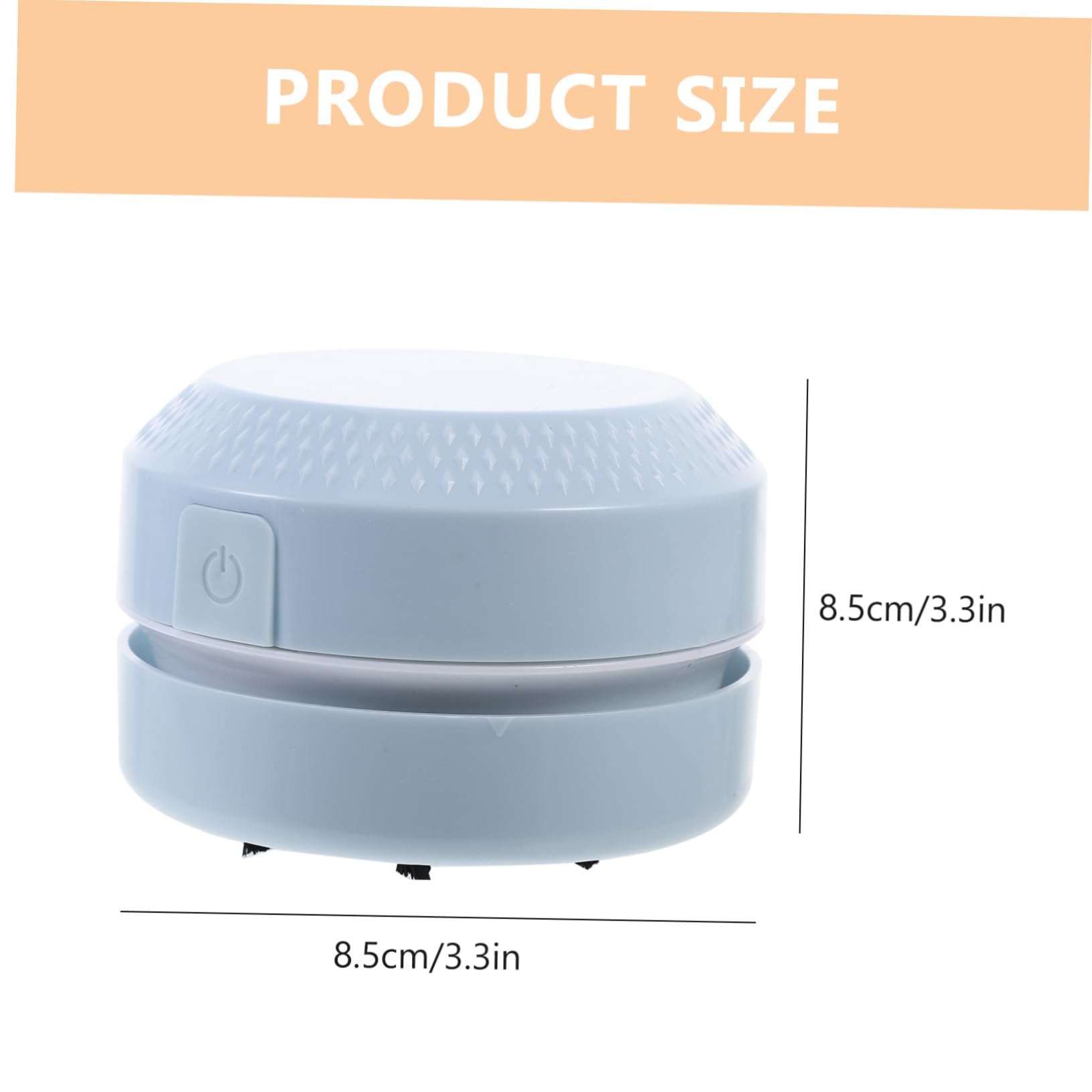 GAROZATION Desktop Vacuum Cleaner Portable Mini Vacuum for Desk Car Keyboard Cleaning Powerful Dust Removal for Home Office Compact Design No Battery Included