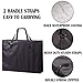 LLYWCM Heavy Duty Carrying Bag & Storage Bag for Compact Wheelchairs, Folding Walker, Zero Gravity Chair, Rollator, Transport Chair, Travel Chair - Extra Large Thick Travel Moving Bag