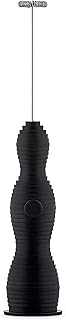 Alessi Pulcina Hand Melkopschuimer, Zwart