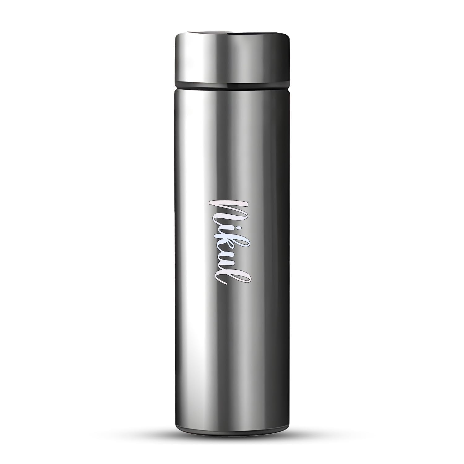 Garth Customized/Personalized Stainless Steel Water Bottle | Insulted Water Bottle | Gifting Custom Name Water Bottle | Gifts for Boyfriend/Girlfriend/Employee | Silver -500ml (B0D4DW5J26) Amazon Price History, Amazon Price Tracker