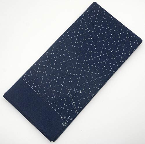 Image of DARUMA Sashiko Sampler Original Cloth Navy Color (Mountain Range)