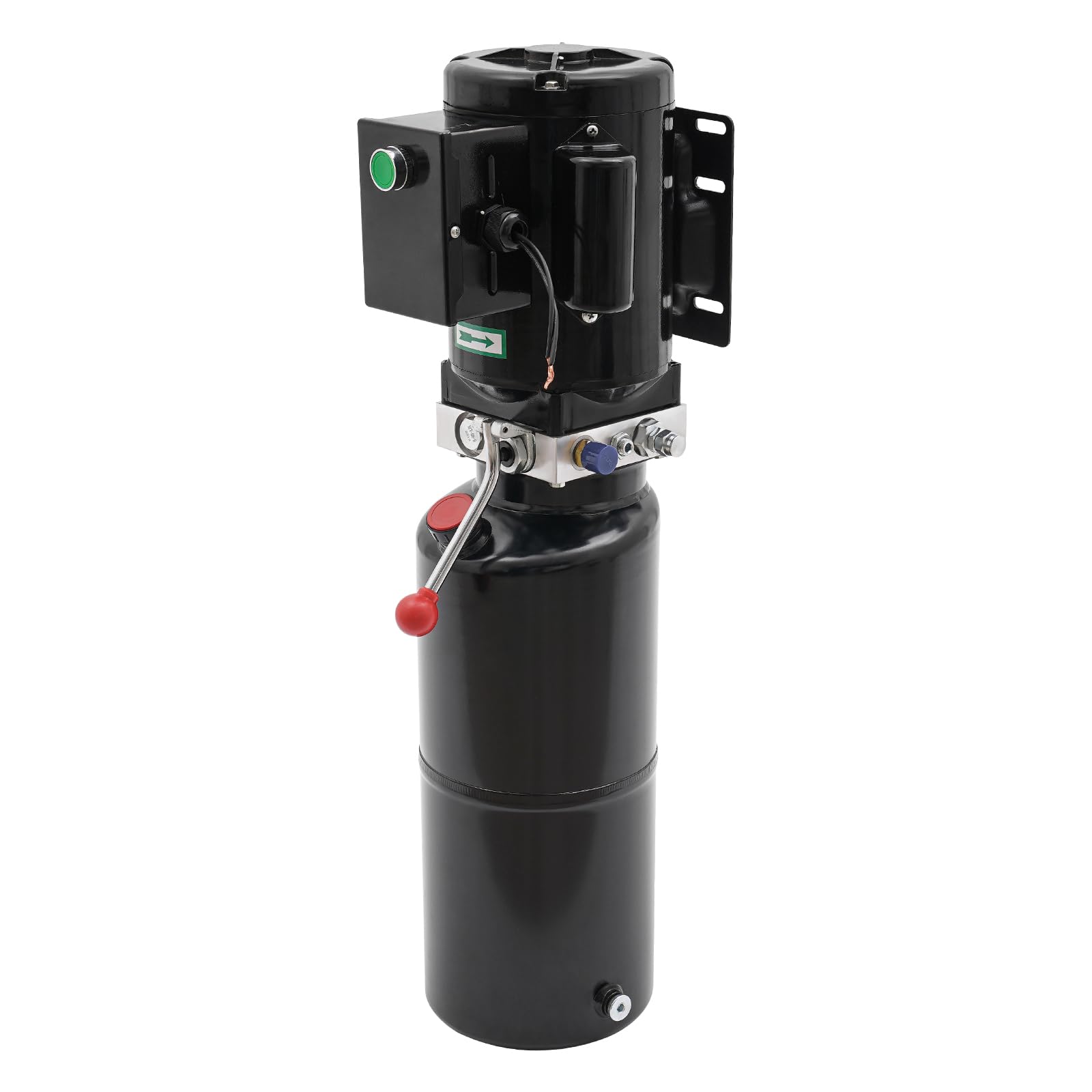 Bomba hidráulica bomba electrohidráulica, unidad hidráulica, motor de 2,2 kW, depósito de aceite de 10,6 qt, presión máxima de 18 MPa, 2850 rpm, negro, utilizado para ascensores de coches.