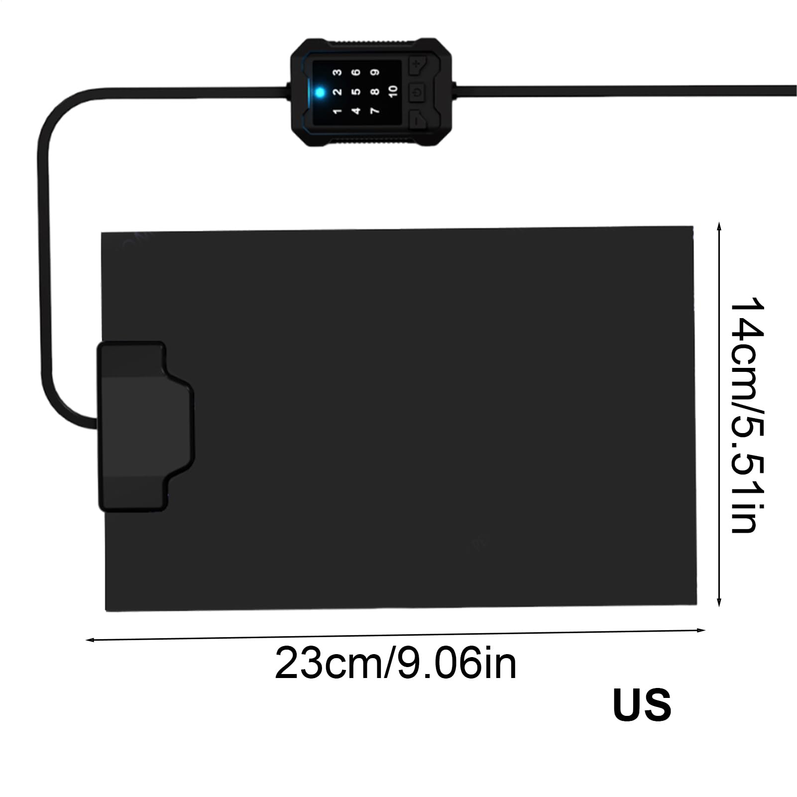 Amazon | zjhukfmc ヤドカリ用ヒートマット14x23cm 水槽下設置 温度