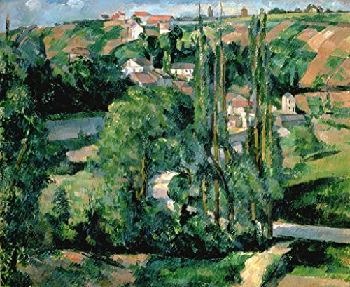 Tableau Jalais Hill Pontoise Paul Cézanne 60x90cm