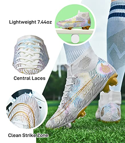 Unisex Men's Women's Soccer Cleats Fg/Ag Soccer Shoes Turf Indoor Outdoor Firm Ground High-Top Spikes Younth Professional Training Football Boots #TOP4