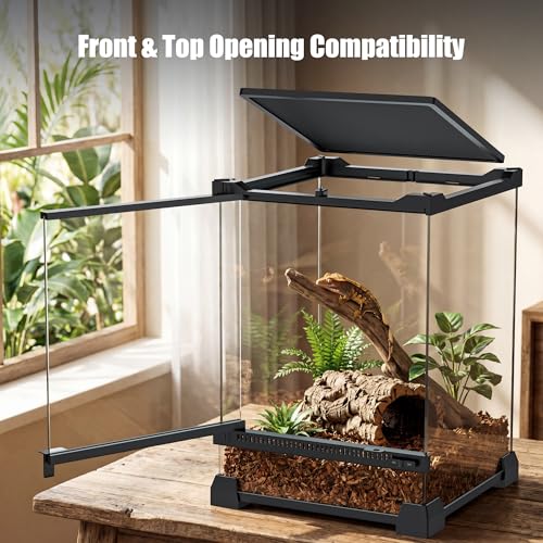 Enclos en verre pour reptiles 25x25x35cm terrarium sans assemblage - 5