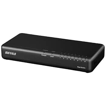 BUFFALO Giga対応 プラスチック筐体 AC電源 8ポート LSW6-GT-8EPL/BK ブラック スイッチングハブ ローコストモデル 壁掛け設置対応 Amazon.co.jp: バッファロー BUFFALO Giga対応 プラスチック筐体