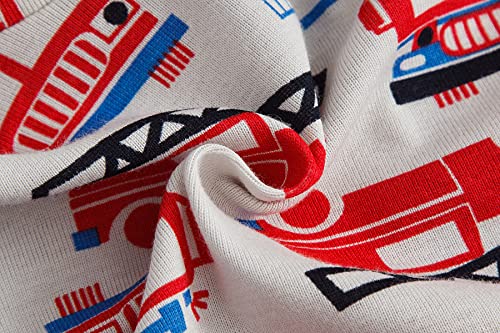 Sladatona Toddler Boy Boxer Shorts Cotton Car Combination (6 pairs) Baby Underwear Bag 6T color mix - Thumbnail 6