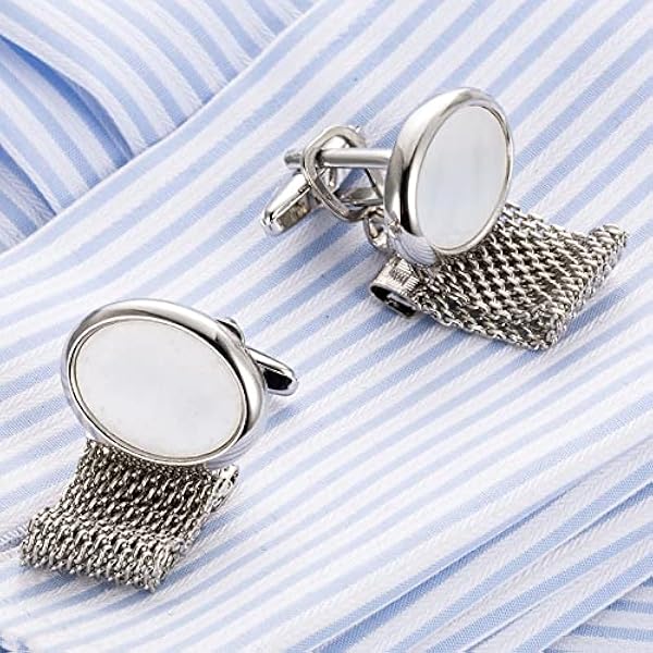 ZWEBY Manschettknappar män manschettknappar kedja länk manschettknappar manschettknappar mässing för bröllop affärer